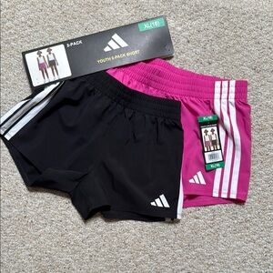 Adidas two pack Athletic Shorts